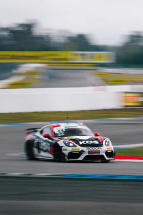 ADAC GT4 Germany, 11. + 12. Rennen Hockenheim 2026 32 Porsche 718 Cayman GT4 RS Clubsport, Avia W&S Motorsport: Tim Horell, Hendrik Still - picture by Gruppe C Photography Sachsenring Hockenheimring Bayern Germany Copyright: xGruppexCxPhotographyx