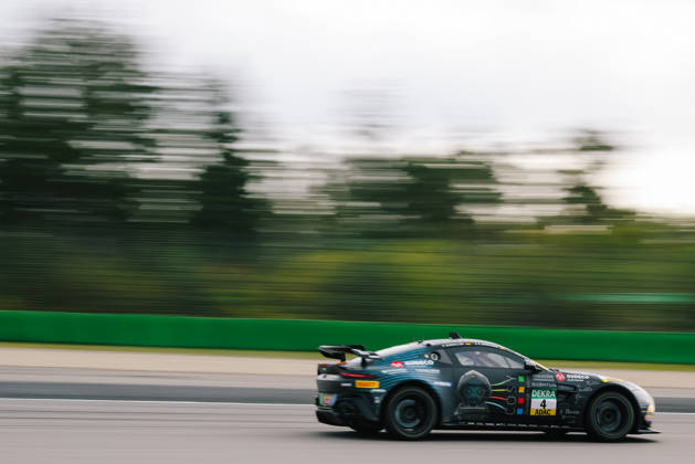 ADAC GT4 Germany, 11. + 12. Rennen Hockenheim 2026 04 Aston Martin Vantage AMR GT4 Evo, EastSide Motorsport: Jan Philipp Springob, Philipp Gogollok - picture by Gruppe C Photography Sachsenring Hockenheimring Bayern Germany Copyright: xGruppexCxPhotographyx