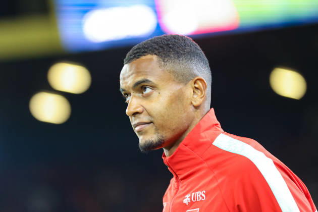 LUCERNE, SWITZERLAND - OCTOBER 06: Manuel Akanji (5, Switzerland) during the UEFA Nations League match between Switzerland and North Macedonia at thermoplan arena on October 6, 2026 in Lucerne, Switzerland. Copyright: xUrsxOttigerx xSPPx Sportspressphoto_SPR249345