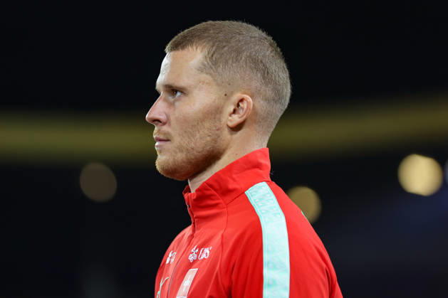 LUCERNE, SWITZERLAND - OCTOBER 06: Nico Elvedi (4, Switzerland) during the UEFA Nations League match between Switzerland and North Macedonia at thermoplan arena on October 6, 2026 in Lucerne, Switzerland. Copyright: xUrsxOttigerx xSPPx Sportspressphoto_SPR249346