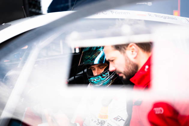 ADAC GT Masters, 11. + 12. Rennen Hockenheim 2026 77 Audi R8 LMS GT3 EVO II, LIQUI MOLY Team Engstler Motorsport: Robin Rogalski, Simon Connor Primm - picture by Gruppe C Photography Salzburg Salzburgring Germany Copyright: xGruppexCxPhotographyx