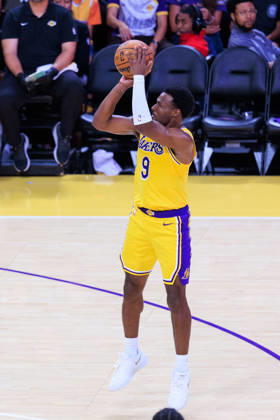 October 8, 2026, Los Angeles, California, USA: Bronny James 9 of the Los Angeles Lakers puts up a shot during a preseason NBA, Basketball Herren, USA game against the Sacramento Kings on Thursday October 8, 2026 at Crypto.com Arena in Los Angeles, California. Lakers defeat Kings, 114 -110. JAVIER ROJAS PI Lakers Vs. Kings  - ZUMAp124 20261008_zaa_p124_061 Copyright: xJavierxRojasx