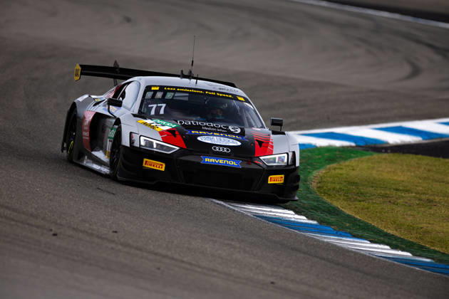 ADAC GT Masters, 11. + 12. Rennen Hockenheim 2026 77 Audi R8 LMS GT3 EVO II, LIQUI MOLY Team Engstler Motorsport: Robin Rogalski, Simon Connor Primm - picture by Gruppe C Photography Hockenheim Hockenheimring Baden-Württemberg Deutschland Copyright: xGruppexCxPhotographyx