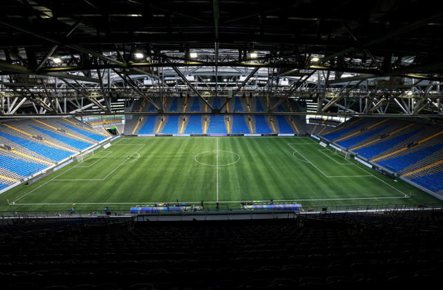 2027 FIFA Women s World Cup Round One Qualifying Play-off First Leg, Astana Arena, Astana, Kazakhstan 9 10 2026 Kazakhstan vs Republic of Ireland A view of the Astana Arena ahead of the game A view of the Astana Arena ahead of the game 9 10 2026 Copyright: xx NK2966