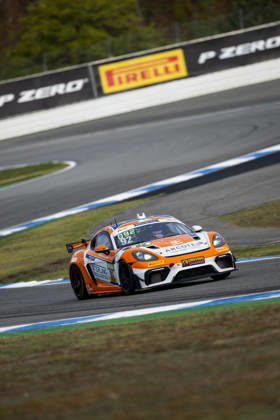 ADAC GT4 Germany, 11. + 12. Rennen Hockenheim 2026 92 Porsche 718 Cayman GT4 Clubsport, Team Wimmer Werk Motorsport: Egor Litvinenko, Oskar Dix - picture by Gruppe C Photography Sachsenring Hockenheimring Bayern Germany Copyright: xGruppexCxPhotographyx