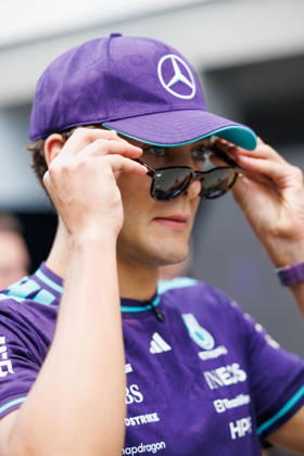 October 9, 2026, Singapore, Singapore: George Russell of Great Britain and the Mercedes-AMG PETRONAS Formula One Team in the paddock ahead of the F1 Grand Prix of Singapore at the Marina Bay Street Circuit in Singapore, Singapore. Formula 1, Singapore Grand Prix 2026, Preparations - 07 Oct 2026  - ZUMAs197 20261009_aaa_s197_018 Copyright: xGeorgexHitchensx