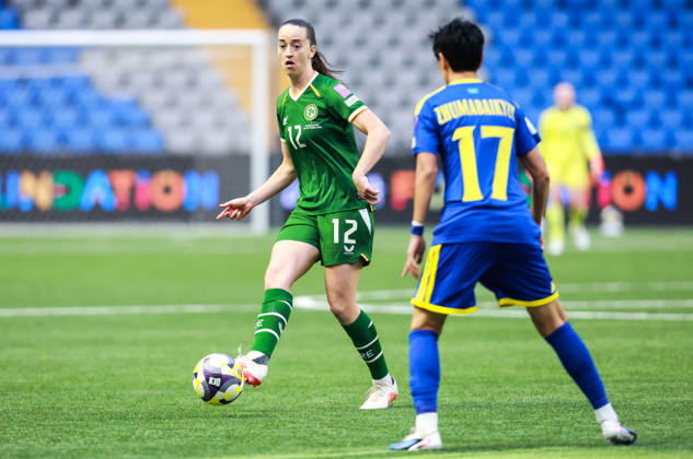 2027 FIFA Women s World Cup Round One Qualifying Play-off First Leg, Astana Arena, Astana, Kazakhstan 9 10 2026 Kazakhstan vs Republic of Ireland Ireland™s Anna Patten Anna Patten 9 10 2026 Copyright: xx BASN3300