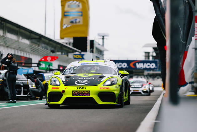 ADAC GT4 Germany, 11. + 12. Rennen Hockenheim 2026 33 Porsche 718 Cayman GT4 RS Clubsport, Avia W&S Motorsport: Nicolas Guillaume, Frederic Zebis - picture by Gruppe C Photography Sachsenring Germany Copyright: xGruppexCxPhotographyx