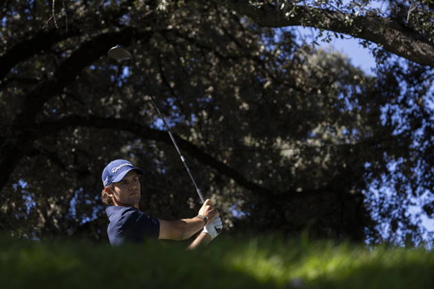 Spanish Open golf tournament - Day 2 Spanish golf player Angel Ayora in action during the second day of the Spanish Open golf tournament at the Real Club de Campo Villa in Madrid, Spain, 09 October 2026. Madrid Spain Copyright: xSERGIOxPEREZx