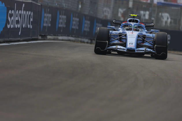 9th October 2026; Marina Bay, Singapore; Formula 1, Singapore Grand Prix, Free Practice and Sprint Qualifying Day; Gabriel Bortoleto (5) of Brazil and Audi Revolut F1 Team during the first practice at the Singapore Grand Prix StephenxBlackberry