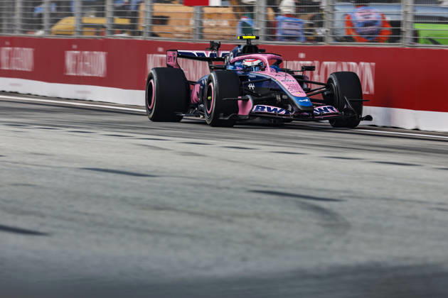 9th October 2026; Marina Bay, Singapore; Formula 1, Singapore Grand Prix, Free Practice and Sprint Qualifying Day; Franco Colapinto (43) of Argentina and BWT Alpine Formula One Team during the first practice at the Singapore Grand Prix StephenxBlackberry