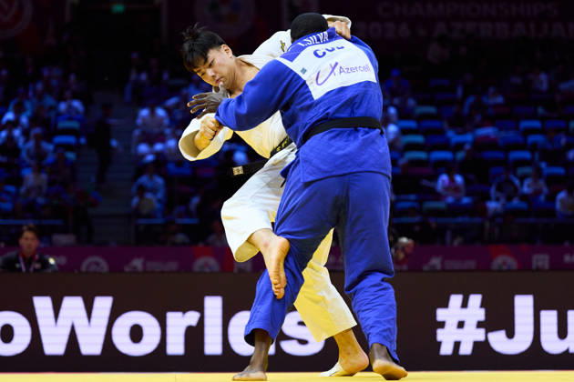 Dota Arai (JPN), OCTOBER 6, 2026 -Judo : World Judo Championships BAKU2026 Mens -100kg3rd Round match at National Gymnastics Arena in Baku, Azerbaijan. aflo_354496452 KenxAsakurax