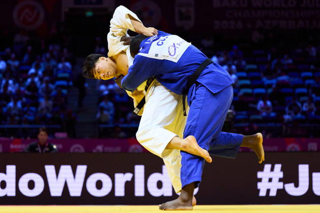 Dota Arai (JPN), OCTOBER 6, 2026 -Judo : World Judo Championships BAKU2026 Mens -100kg3rd Round match at National Gymnastics Arena in Baku, Azerbaijan. aflo_354496454 KenxAsakurax