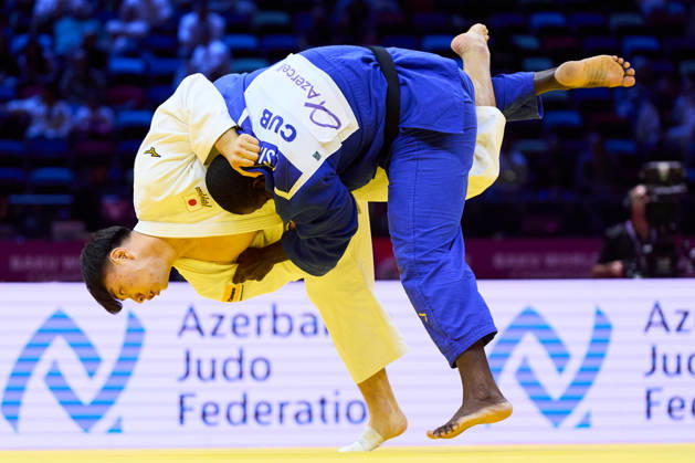Dota Arai (JPN), OCTOBER 6, 2026 -Judo : World Judo Championships BAKU2026 Mens -100kg3rd Round match at National Gymnastics Arena in Baku, Azerbaijan. aflo_354496457 KenxAsakurax