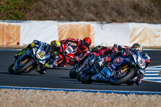 RECORD DATE NOT STATED 11th stage of the Superbike World Championship, WM, Weltmeisterschaft Estoril, 09 10 2026 - Andrea Locatelli (55), rider for the Maxus Yamaha, during free practice 1, of the 11th stage of the SBK world championship, at the Estoril circuit Portugal Lisbon portugal Copyright: xJoaquimxGalantex