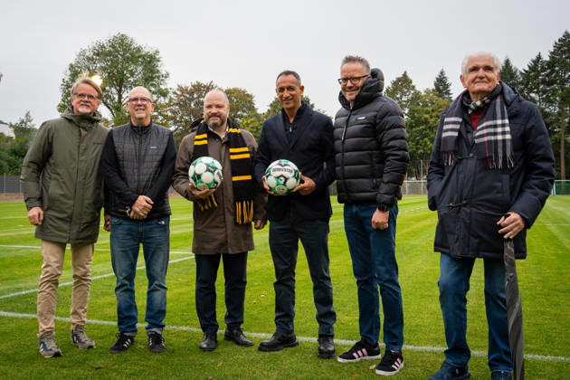 Representatives of Alemannia, together with representatives of the City of Aachen: TSV Alemannia Aachen Opening of the new training facility, 2026–2027 season, October 9, 2026 TSV Alemannia Aachen Opening of the new training facility, 2026–2027 season, October 9, 2026 Aachen Copyright: xEibner-Pressefoto J.xDerondeaux EP_JDU