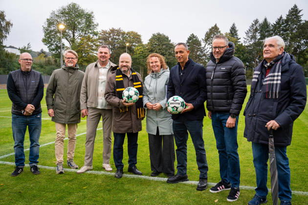 Representatives of Alemannia, together with representatives of the City of Aachen: TSV Alemannia Aachen Opening of the new training facility, 2026–2027 season, October 9, 2026 TSV Alemannia Aachen Opening of the new training facility, 2026–2027 season, October 9, 2026 Aachen Copyright: xEibner-Pressefoto J.xDerondeaux EP_JDU