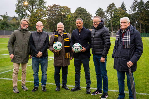 Representatives of Alemannia, together with representatives of the City of Aachen: TSV Alemannia Aachen Opening of the new training facility, 2026–2027 season, October 9, 2026 TSV Alemannia Aachen Opening of the new training facility, 2026–2027 season, October 9, 2026 Aachen Copyright: xEibner-Pressefoto J.xDerondeaux EP_JDU