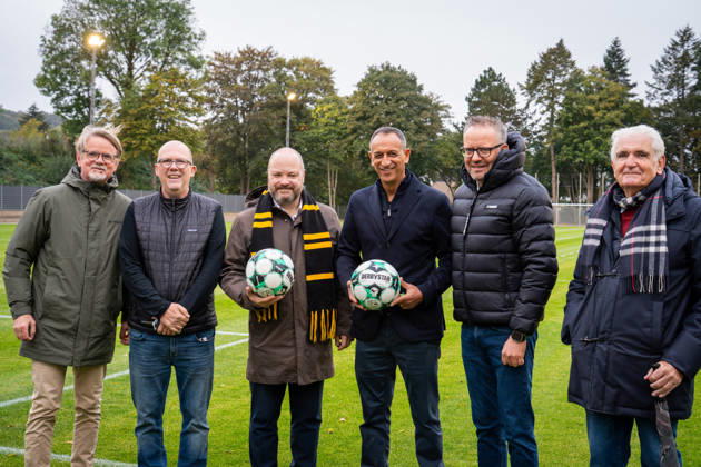 Representatives of Alemannia, together with representatives of the City of Aachen: TSV Alemannia Aachen Opening of the new training facility, 2026–2027 season, October 9, 2026 TSV Alemannia Aachen Opening of the new training facility, 2026–2027 season, October 9, 2026 Aachen Copyright: xEibner-Pressefoto J.xDerondeaux EP_JDU