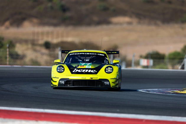 AUTO - ELMS - 4 HOURS OF PORTIMAO 2026 77 BERRY Martin (sgp), VAN EIJNDHOVEN Huub (ned), KING Harry (gbr), Proton Competition, Porsche 911 GT3 R LMGT3, LMGT3, action during the 4 Hours of Portimao 2026, 6th round of the 2026 European Le Mans Series on the Autodromo Internacional do Algarve from October 8 to 10, 2026 in Portimao, Portugal -  Copyright: xJoaoxFilipex