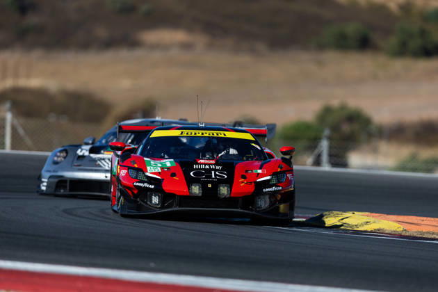 AUTO - ELMS - 4 HOURS OF PORTIMAO 2026 51 SAMANI Charles-Henri (fra), LAURSEN Conrad (den), RIGON Davide (ita), AF Corse, Ferrari 296 LMGT3 Evo, LMGT3, action during the 4 Hours of Portimao 2026, 6th round of the 2026 European Le Mans Series on the Autodromo Internacional do Algarve from October 8 to 10, 2026 in Portimao, Portugal - Copyright: xJoaoxFilipex