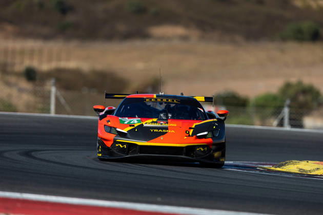 AUTO - ELMS - 4 HOURS OF PORTIMAO 2026 74 GILBERT Andrew (uae), RUEDA Fran (esp), LEROUX Romain (fra), Kessel Racing, Ferrari 296 LMGT3 Evo, LMGT3, action during the 4 Hours of Portimao 2026, 6th round of the 2026 European Le Mans Series on the Autodromo Internacional do Algarve from October 8 to 10, 2026 in Portimao, Portugal - Copyright: xJoaoxFilipex