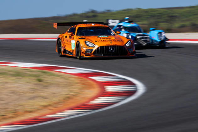 AUTO - ELMS - 4 HOURS OF PORTIMAO 2026 63 NARAN Ameerh (gbr), ANDRADE Rui (ang), SETTE CAMARA Sergio (bra), Iron Lynx, Mercedes-AMG LMGT3, LMGT3, action during the 4 Hours of Portimao 2026, 6th round of the 2026 European Le Mans Series on the Autodromo Internacional do Algarve from October 8 to 10, 2026 in Portimao, Portugal - Copyright: xJoaoxFilipex