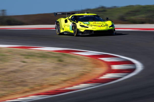 AUTO - ELMS - 4 HOURS OF PORTIMAO 2026 57 KIMURA Takeshi (jpn), JAUBERT Mathys (fra), SERRA Daniel (bra), Kessel Racing, Ferrari 296 LMGT3 Evo, LMGT3, action during the 4 Hours of Portimao 2026, 6th round of the 2026 European Le Mans Series on the Autodromo Internacional do Algarve from October 8 to 10, 2026 in Portimao, Portugal -  Copyright: xJoaoxFilipex