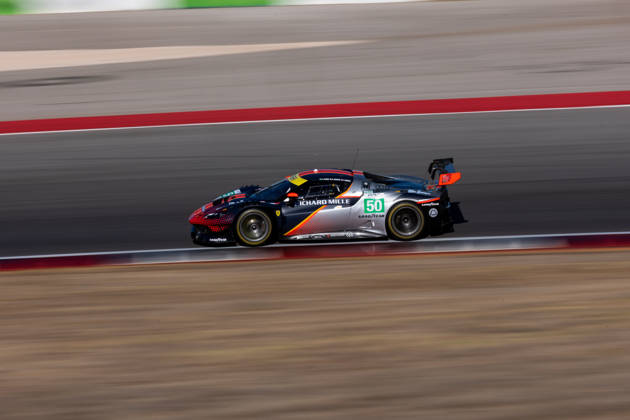 AUTO - ELMS - 4 HOURS OF PORTIMAO 2026 50 TOLEDO Custodio (usa), WADOUX Lilou (fra), AGOSTINI Riccardo (ita), Richard Mille AF Corse, Ferrari 296 LMGT3 Evo, LMGT3, action during the 4 Hours of Portimao 2026, 6th round of the 2026 European Le Mans Series on the Autodromo Internacional do Algarve from October 8 to 10, 2026 in Portimao, Portugal -  Copyright: xJoaoxFilipex
