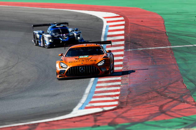 AUTO - ELMS - 4 HOURS OF PORTIMAO 2026 63 NARAN Ameerh (gbr), ANDRADE Rui (ang), SETTE CAMARA Sergio (bra), Iron Lynx, Mercedes-AMG LMGT3, LMGT3, action during the 4 Hours of Portimao 2026, 6th round of the 2026 European Le Mans Series on the Autodromo Internacional do Algarve from October 8 to 10, 2026 in Portimao, Portugal - Copyright: xJoaoxFilipex