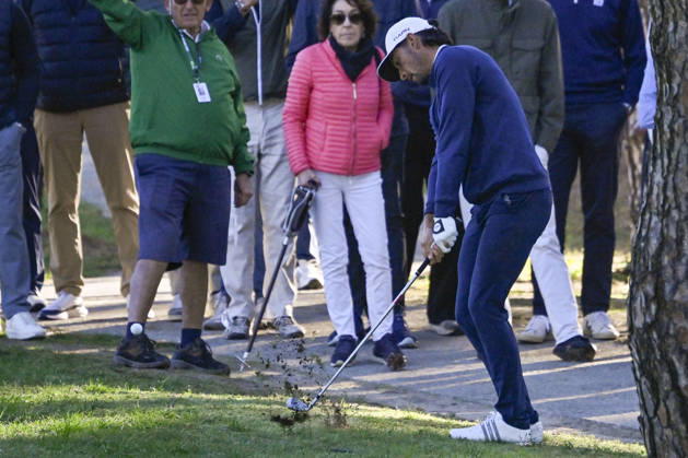 October 9, 2026, Madrid, Madrid, Spain: MARCO PENGE of England hitting the ball out of the rough during the Open de EspaoÂ±a presented by Madrid at Club de Campo Villa de Madrid on October 09, 2026 in Madrid, Spain. Open GOLF De Spain Presented By Madrid - 10.09.26 (Second Day)  - ZUMAc312 20261009_zsp_c312_129 Copyright: xOscarxManuelxSanchezx