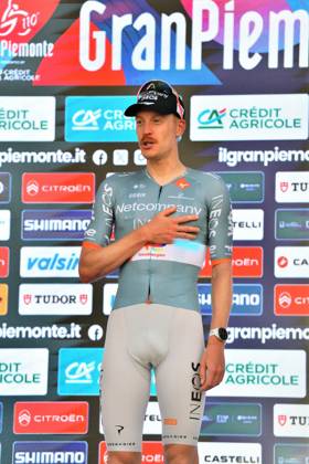 IPA89466646 - Dorian Godon (FRA) during Il Gran Piemonte 2026, a Road cycling, Rad, Radsport, Strasse race in Aqui Terme, Italy, on October 8, 2026 Copyright: xDavidexVaninetti IPAxSportx xx IPA89466646