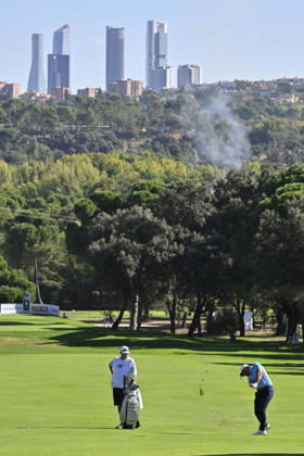 October 9, 2026, Madrid, Madrid, Spain: ADRIAN OTAEGUI of United Arab Emirates hitting the ball from the center of the fairway during the Open de Espao±a presented by Madrid at Club de Campo Villa de Madrid on October 09, 2026 in Madrid, Spain. Madrid Spain - ZUMAc312 20261009_zsp_c312_178 Copyright: xOscarxManuelxSanchezx