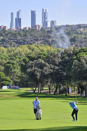 October 9, 2026, Madrid, Madrid, Spain: ADRIAN OTAEGUI of United Arab Emirates hitting the ball from the center of the fairway during the Open de Espao±a presented by Madrid at Club de Campo Villa de Madrid on October 09, 2026 in Madrid, Spain. Madrid Spain - ZUMAc312 20261009_zsp_c312_180 Copyright: xOscarxManuelxSanchezx