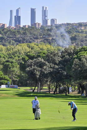 October 9, 2026, Madrid, Madrid, Spain: ADRIAN OTAEGUI of United Arab Emirates hitting the ball from the center of the fairway during the Open de Espao±a presented by Madrid at Club de Campo Villa de Madrid on October 09, 2026 in Madrid, Spain. Madrid Spain - ZUMAc312 20261009_zsp_c312_181 Copyright: xOscarxManuelxSanchezx