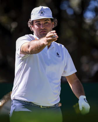 Open de Espana presented by Madrid - Day Two MADRID, SPAIN - OCTOBER 9: Eugenio Chacarra of Spain reacts on day two of the Open de Espana presented by Madrid at Club de Campo Villa de Madrid on October 9, 2026 in Madrid, Spain. Madrid Club de Campo Villa de Madrid Madrid Spain Copyright: xAlbertoxGardinx AGardin_20261009_Golf_Esp_Mad_1147