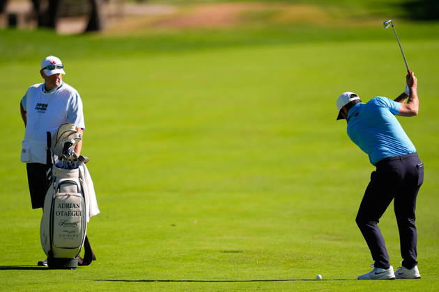 October 9, 2026, Madrid, Madrid, Spain: Adrian Otaegui of United Arab Emirates during the Open de Espao±a 2026 presented by Madrid, R2, golf tournament of DP World Tour at Club de Campo Villa de Madrid on October 09, 2026, in Madrid, Spain. Madrid Spain - ZUMAa181 20261009_zaa_a181_156 Copyright: xDennisxAgyemanx