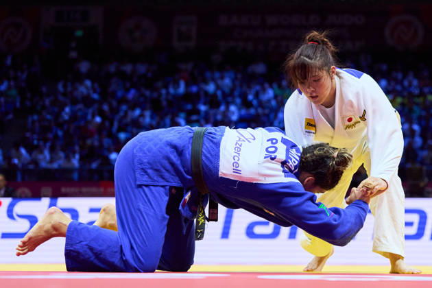 Kurena Ikeda (JPN), OCTOBER 9, 2026 -Judo : World Judo Championships BAKU2026 Women s -78kg3rd place match at National Gymnastics Arena in Baku, Azerbaijan.  aflo_354528107 KenxAsakurax