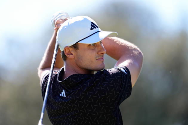 October 9, 2026, Madrid, Madrid, Spain: Ludvig Aberg of Sweden during the Open de EspaoÂ±a 2026 presented by Madrid, R2, golf tournament of DP World Tour at Club de Campo Villa de Madrid on October 09, 2026, in Madrid, Spain. Madrid Spain - ZUMAa181 20261009_zaa_a181_169 Copyright: xDennisxAgyemanx