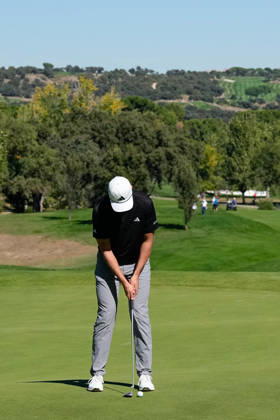 October 9, 2026, Madrid, Madrid, Spain: Ludvig Aberg of Sweden during the Open de EspaoÂ±a 2026 presented by Madrid, R2, golf tournament of DP World Tour at Club de Campo Villa de Madrid on October 09, 2026, in Madrid, Spain. Madrid Spain - ZUMAa181 20261009_zaa_a181_172 Copyright: xDennisxAgyemanx
