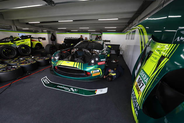 DTM, 15. + 16. Rennen Hockenheim 2026 7 Aston Martin Vantage AMR GT3 EVO, Comtoyou Racing: Nicki Thiim - picture by Gruppe C Photography Sachsenring Hockenheimring Baden-Württemberg Germany Copyright: xGruppexCxPhotographyx