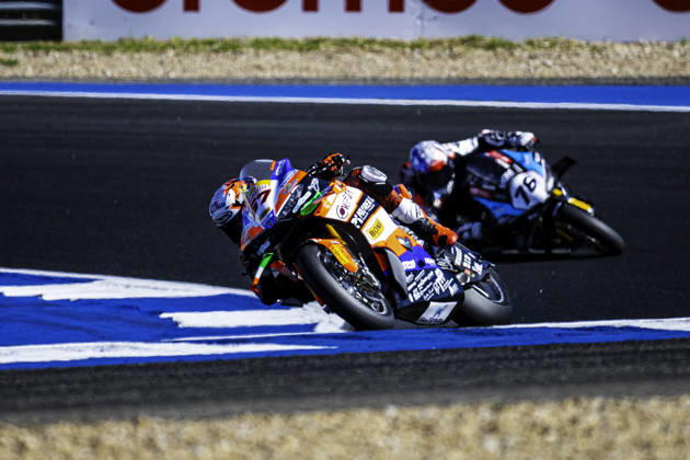 October 9, 2026, Cascais, Lisbon, Portugal: Alberto Surra of Motocorsa Racing in action during the Free Practice 2 of the FIM Superbike World Championship, WM, Weltmeisterschaft at Circuito Estoril on October 9, 2026 in Cascais, Portugal. Motorsports 2026: WorldSBK - Tissot Estoril Round - ZUMAr200 20261009_zsp_r200_034 Copyright: xNunoxReisinhox