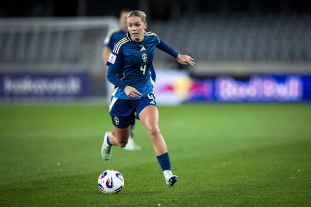 October 9, 2010: Hanna Lundkvist of Sweden during the FIFA Women’s World Cup qualifying playoff soccer match between Lithuania and Sweden on October 9, 2026 in Kaunas. Photo by Mathias Bergeld, BILDBYRAN, code MB MB1418. soccer, football, World Cup qualifier, FIFA Women’s World Cup qualifier, playoff, Lithuania, Sweden, women’s soccer, BBENG, play-off  Copyright: MATHIASxBERGELD BB261009MB067