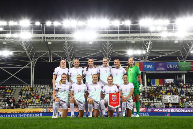 Women s World Cup Qualifier: Romania vs. Norway, Bucharest, October 9, 2026: Norway s women s national team is ready for kickoff in the World Cup qualifying match between Romania and Austria at Stadionul Arcul de Triumf in Bucharest. Photo by Nikola Krstic, NTB, Bucharest, Romania. EDITORIAL USE ONLY. RESTRICTED USE FOR BETTING COMPANIES Copyright: xNikolaxKrsticx xNTBx