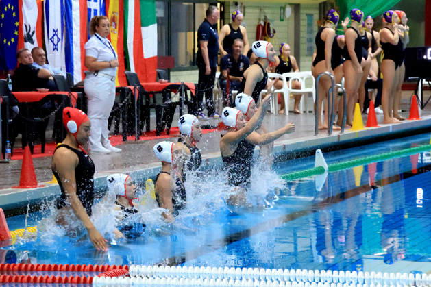 October 9, 2026, GER, DEU, Germany Women s Water Polo, Water Polo Champions League Qualifiers, 2026 Season, Berlin, Spandau 04 vs. UVSE Spandauer Spielerkreis, Dive into the Water, nordphoto GmbH Engler, Berlin, Schöneberg Swimming Pool, Berlin, Germany Copyright: xNordphotox xEnglerx