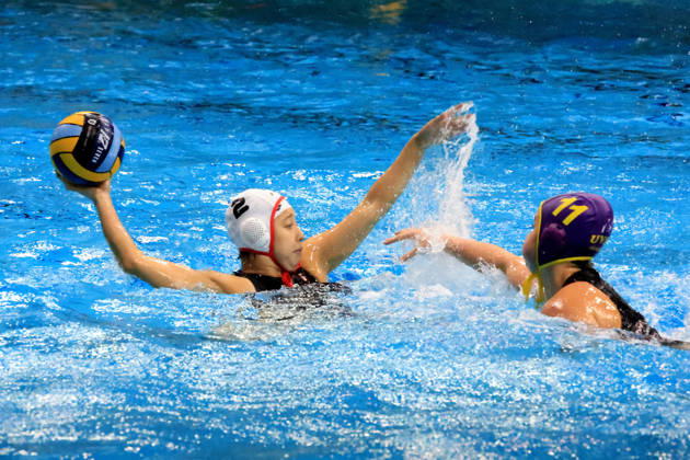 October 9, 2026, GER, DEU, Germany Women s Water Polo, Water Polo Champions League Qualifiers, 2026 Season, Berlin, Spandau 04 vs. UVSE Akari Inaba Spandau 04 2, Eszter Varro UVSE 11 nordphoto GmbH Engler Berlin, Schöneberg Swimming Pool, Berlin, Germany Copyright: xNordphotox xEnglerx