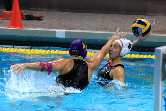 October 9, 2026, GER, DEU, Germany Women s Water Polo, Water Polo Champions League Qualifiers, 2026 Season, Berlin, Spandau 04 vs. UVSE Elena Ludwig Spandau 04 9, Rebecca Parkes UVSE 4 nordphoto GmbH Engler Berlin, Schöneberg Swimming Pool, Berlin, Germany Copyright: xNordphotox xEnglerx