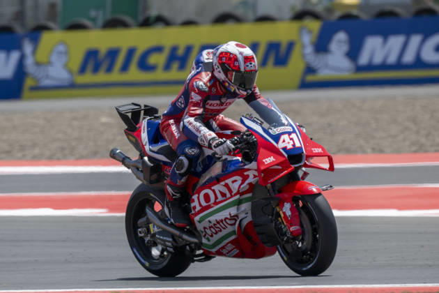 MOTO - MOTO GP - GRAND PRIX OF INDONESIA 2026 41 ESPARGARO Alex (spa), Honda HRC Castrol, Honda RC213V, action during the 2026 MotoGP Pertamina Grand Prix of Indonesia on the Mandalika circuit from October 9 to 11, at West Nusa Tenggara, Indonesia - West Nusa TenggaraIndonesia Copyright: xGIGIxSOLDANOx