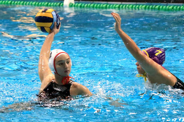 October 9, 2026, GER, DEU, Germany Women s Water Polo, Water Polo Champions League Qualifiers, 2026 Season, Berlin, Spandau 04 vs. UVSE Akari Inaba Spandau 04 2, Vanda Laura Baksa UVSE 7 nordphoto GmbH Engler Berlin Swimming Pool Schöneberg Berlin Germany Copyright: xNordphotox xEnglerx