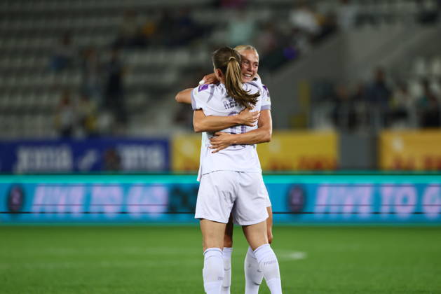 Women s World Cup Qualifier: Romania vs. Norway, Bucharest, October 9, 2026—Norway celebrates after scoring during the World Cup qualifying soccer match between Romania and Austria at Stadionul Arcul de Triumf in Bucharest. Photo by Nikola Krstic, NTB, Bucharest, Romania. EDITORIAL USE ONLY. RESTRICTED USE FOR BETTING COMPANIES Copyright: xNikolaxKrsticx xNTBx
